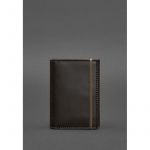 Кожаная обложка для паспорта 2.0 темно-коричневая, фото 1