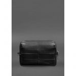 Кожаная косметичка-несессер 3.1 черный краст, фото 1