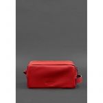 Кожаная косметичка-несессер 6.0 красный флотар, фото 1