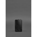 Кожаная ключница 1.0 черная Краст, фото 1