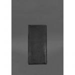 Кожаное портмоне 12.0 черное Краст, фото 1