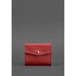 Женский кожаный кошелек 2.1 красный Krast, фото 1