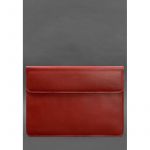 Кожаный чехол-конверт на магнитах для MacBook 15-16 дюйм Красный, фото 1