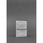 Женский кожаный кард-кейс 7.0 белый Краст, фото 1