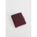 Кожаная обложка-портмоне для удостоверения офицера 11.0 бордовая Crazy Horse, фото 1