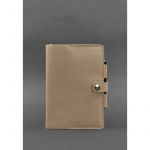 Кожаный блокнот (Софт-бук) 4.0 светло-бежевый, фото 1
