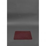 Коврик для мышки из натуральной кожи 1.0 бордовый краст, фото 1