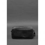 Кожаная косметичка-несессер 6.0 черный Crazy Horse, фото 1
