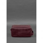Кожаная косметичка-несессер 6.0 бордовый Crazy Horse, фото 1