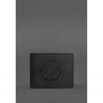 Кожаная обложка на удостоверение Морской охраны черная Crazy Horse, фото 1