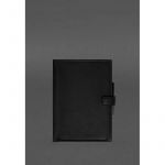 Кожаный блокнот А4 (софт-бук) 9.2 черный краст, фото 1