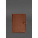 Кожаный блокнот А4 (софт-бук) 9.2 светло-коричневый Краст, фото 1