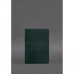 Кожаный блокнот А5 (софт-бук) 9.3 зеленый Crazy Horse, фото 1