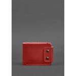 Кожаное портмоне Zeus 9.0 красный краст, фото 1