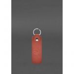 Кожаный брелок для Авто Mercedes коралловый Crazy Horse, фото 1