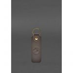 Кожаный брелок для Авто BMW темно-коричневый краст, фото 1