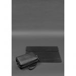 Кожаный набор Мобильный Универсальный черный, фото 1