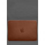 Кожаный чехол для MacBook Air 15-inch (2023) Светло-коричневый, фото 1