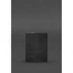 Кожаная обложка для удостоверения офицера 9.2 Черная Crazy Horse, фото 1