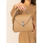 Женская кожаная сумка Futsy Карамель, фото 1