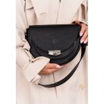 Женская кожаная сумка Kira Черная, фото 1