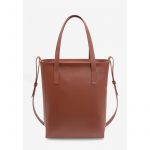 Кожаный шоппер Nancy светло-коричневый, фото 1