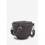 Кожаная сумка поясная-кроссбоди Vacation графит флотар, фото 1