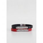 Набор кожаных браслетов  “Завжди поруч”  черный и красный, фото 1