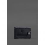 Кожаная обложка-портмоне на удостоверение ДСНС темно-синяя, фото 1