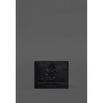 Кожаная обложка для служебного удостоверения Национальной гвардии Черная, фото 1