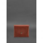 Кожаный кошелек mini 3.0 (кард-кейс) светло-коричневый Crazy Horse, фото 1