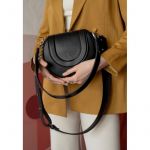 Женская кожаная сумка Mandy черная, фото 1