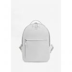 Кожаный рюкзак Groove M белый зернистый, фото 1