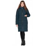 Женский бирюзовый зимний пуховик молодежный модель 25245, фото 1