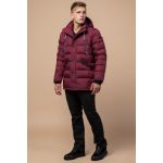 Куртка стильная бордового цвета мужская зимняя модель 11726, фото 1