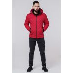 Красная ветровка осенне-весенняя прямого кроя мужская модель 1652, фото 1