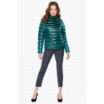 Изумрудный осенне-весенний практичный воздуховик женский модель 40267, фото 1