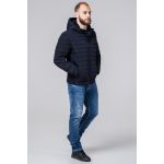 Темно-синяя куртка мужская осенне-весенняя короткая модель 2475, фото 1