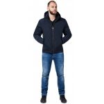 Куртка мужская осенне-весенняя на молнии синяя модель 2686, фото 1