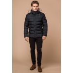 Графитовая трендовая мужская куртка на зиму модель 16115, фото 1