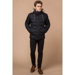 Зимняя куртка черного цвета для мужчин практичная модель 16115, фото 1