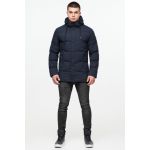 Куртка мужская молодежная синяя с капюшоном зимняя модель 25280, фото 1