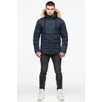 Молодежная зимняя куртка мужская синего цвета модель 25370, фото 1