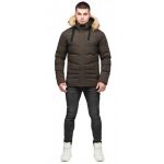 Зимняя мужская молодежная куртка цвета кофе модель 25370, фото 1