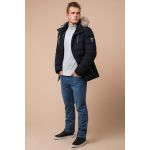 Черно-синяя мужская куртка на зиму модель 20128, фото 1