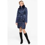 Воздуховик зимний качественного пошива женский цвет синий бархат модель 31030, фото 1