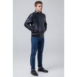 Темно-синяя молодежная непромокаемая куртка осенне-весенняя для мужчин модель 1588, фото 1