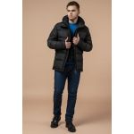 Зимняя темно-оливковая куртка мужская модель 26055, фото 1