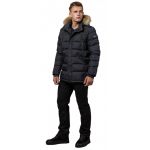 Зимняя графитовая мужская куртка модель 31042, фото 1