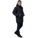 Графитовая парка с карманами зимняя мужская модель 9055, фото 1